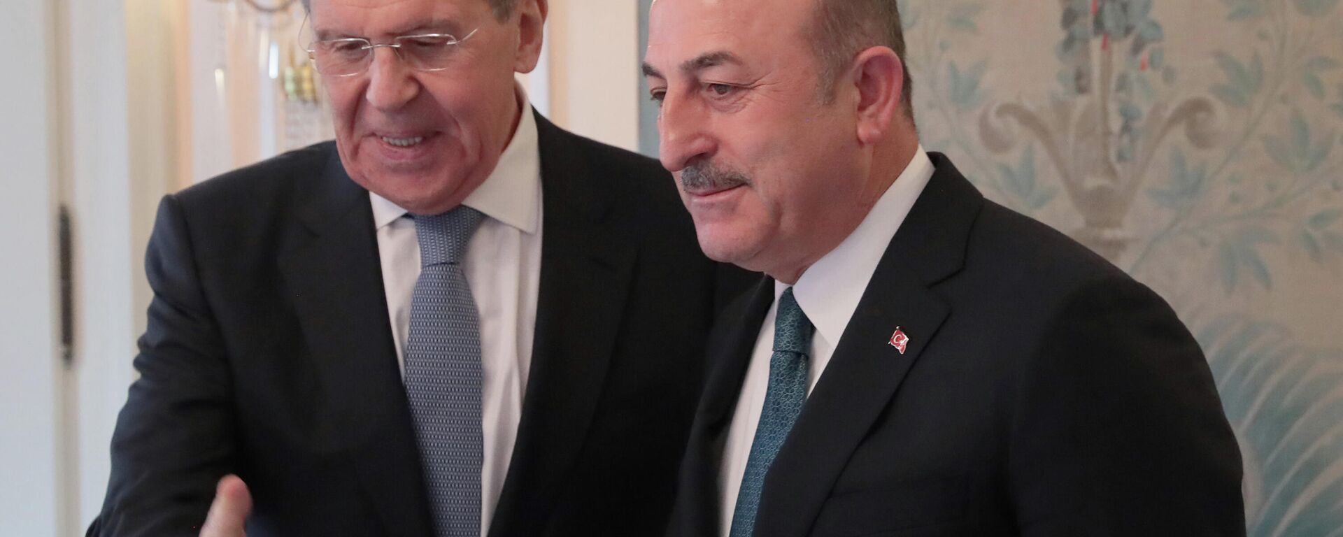 Ministri spoljnih poslova Rusije i Turske, Sergej Lavrov i Mevlut Čavušoglu - Sputnik Srbija, 1920, 18.08.2021