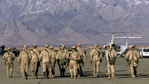 Američki vojnici u vojnoj bazi Bagram u Avganistanu - Sputnik Srbija