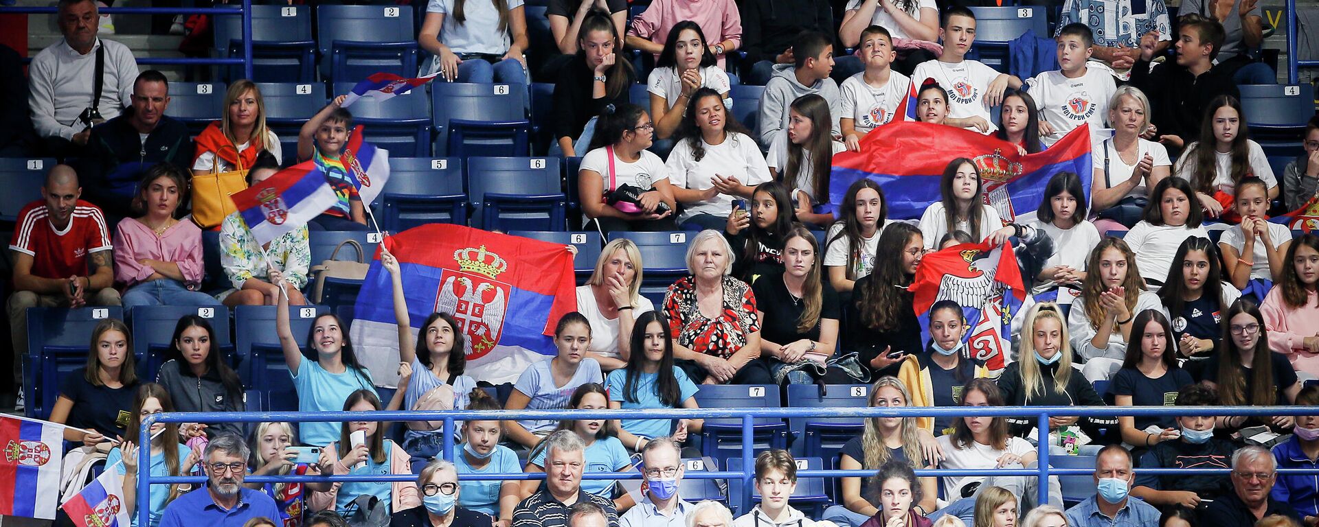 Србија – Русија, одбојкашице, Европско првенство у Београду - Sputnik Србија, 1920, 19.06.2025