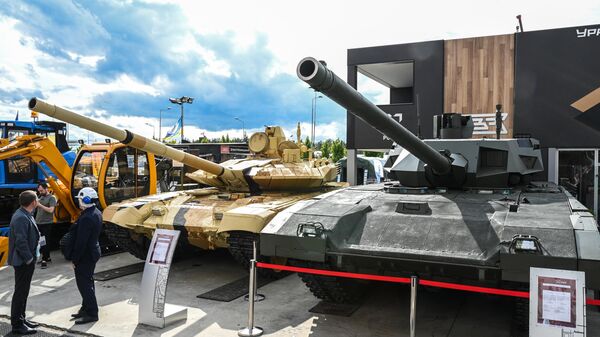 Тенк Т-14 Армата на форуму Армија 2021 - Sputnik Србија