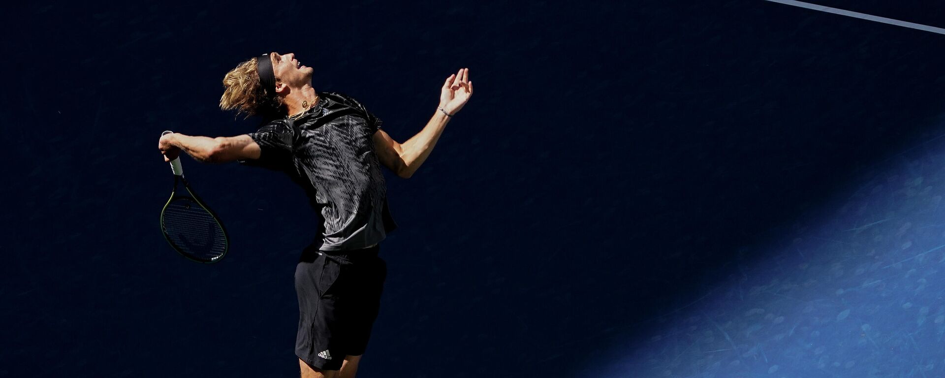 Nemački teniser Aleksander Zverev na US openu 2021. - Sputnik Srbija, 1920, 02.09.2021