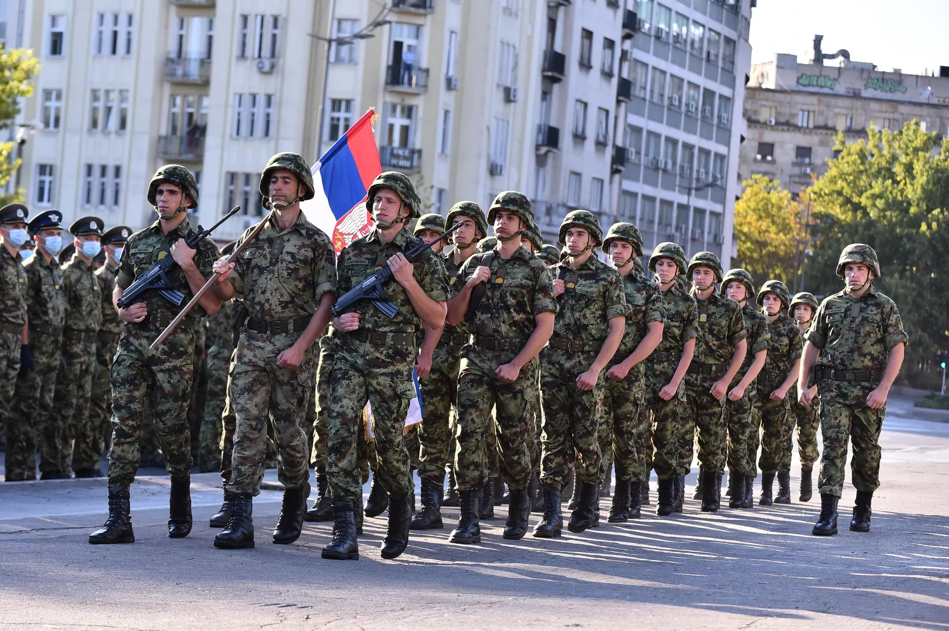 Generalna proba promocije najmlađih oficira Vojske Srbije - Sputnik Srbija, 1920, 10.09.2021