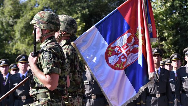 Промоција младих официра испред Скупштине Србије - Sputnik Србија