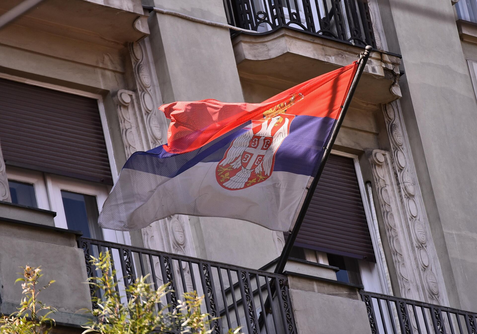 Srpske zastave na balkonima i prozorima - Sputnik Srbija, 1920, 15.09.2021