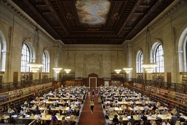 Јавна библиотека у Њујорку, једна од највећих у свету.  - Sputnik Србија