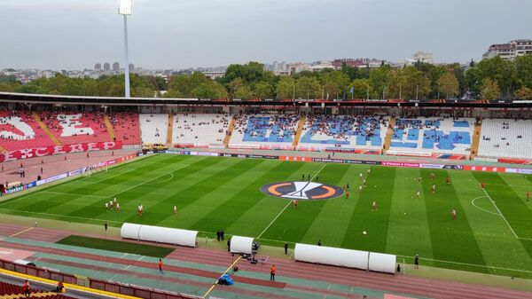 Stadion Rajko Mitić pred duel FK Crvena zvezda i Braga – Liga Evrope - Sputnik Srbija