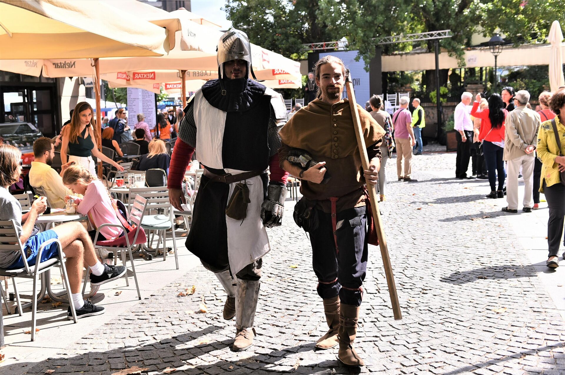 На Фестивалу су се могли видети и средњевековни витезови - Sputnik Србија, 1920, 18.09.2021