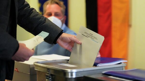 Glasanje na izborima za nemački Bundestag - Sputnik Srbija