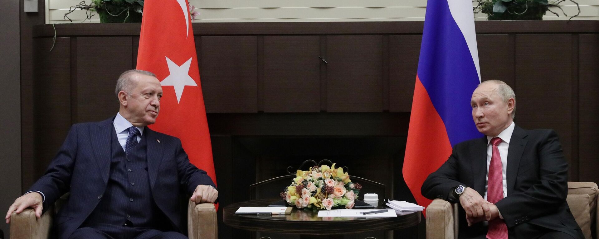 „Односи Русије и Турске се позитивно развијају“: Почео састанак Путина и Ердогана у Сочију - Sputnik Србија, 1920, 06.03.2022
