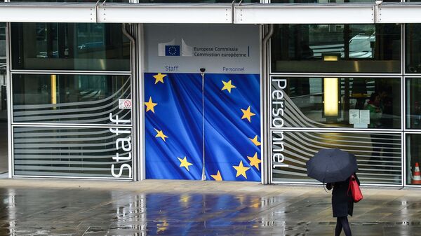 Улаз у зграду Европске комисије у Бриселу - Sputnik Србија