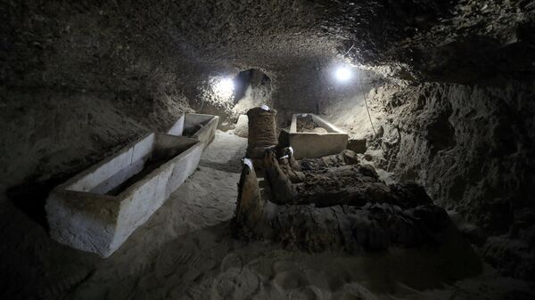 Mumije u grobnici u Egiptu - Sputnik Srbija