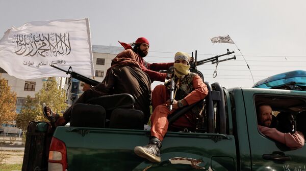 Припадници талибана у Кабулу - Sputnik Србија
