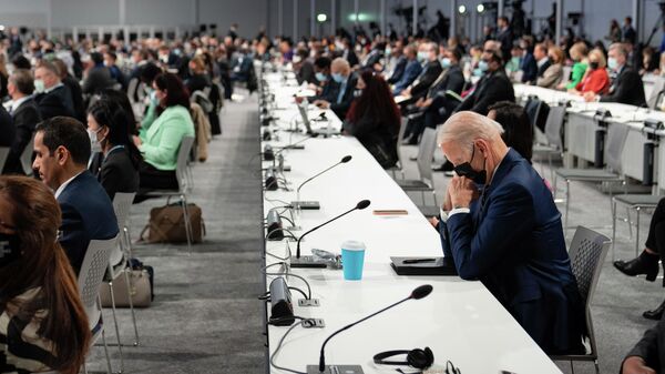 Američki predsednik Džo Bajden na klimatskom samitu UN u Glazgovu - Sputnik Srbija