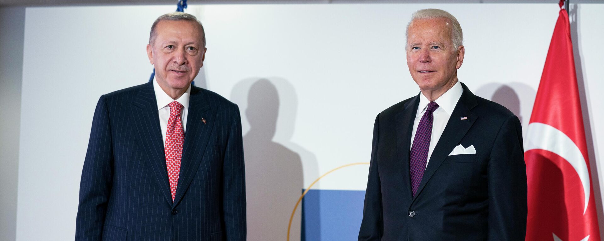 Председници Турске и САД, Реџеп Тајип Ердоган и Џозеф Бајден, на маргинама Самита Г20 у Риму  - Sputnik Србија, 1920, 03.11.2021