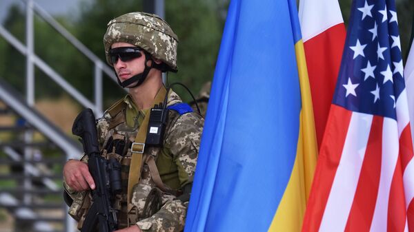 Vojne vežbe Ukrajine i zemalja NATO-a  - Sputnik Srbija