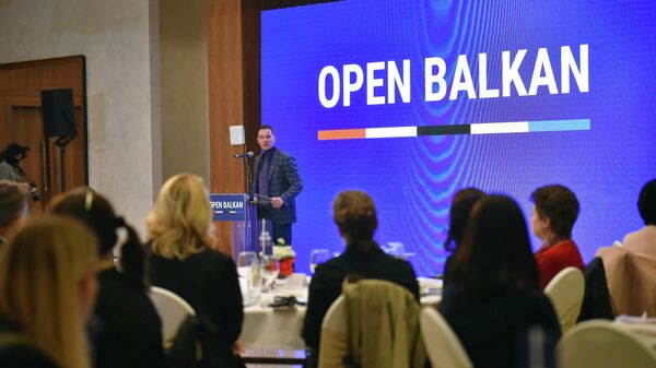  У Нишу је вечерас одржан састанак министара и представника влада три земље - Србије, Албаније и Северне Македоније, у оквиру иницијативе „Отворени Балкан“, који је отворио министар финансија Синиша Мали . - Sputnik Србија