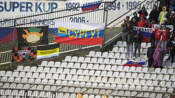 Navijači Rusije tokom duela sa Hrvatskom u Splitu - Sputnik Srbija
