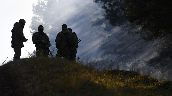 Beloruski vojnici na granici sa Poljskom - Sputnik Srbija