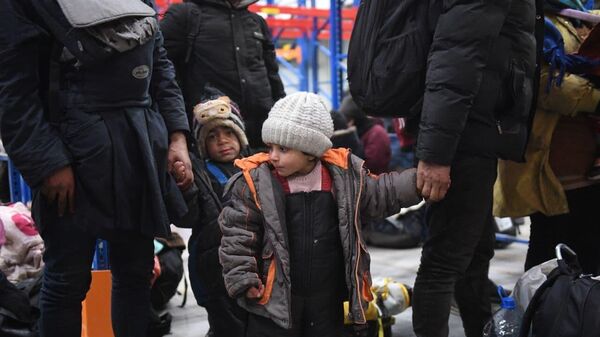 Migranti na belorusko-poljskoj granici - Sputnik Srbija