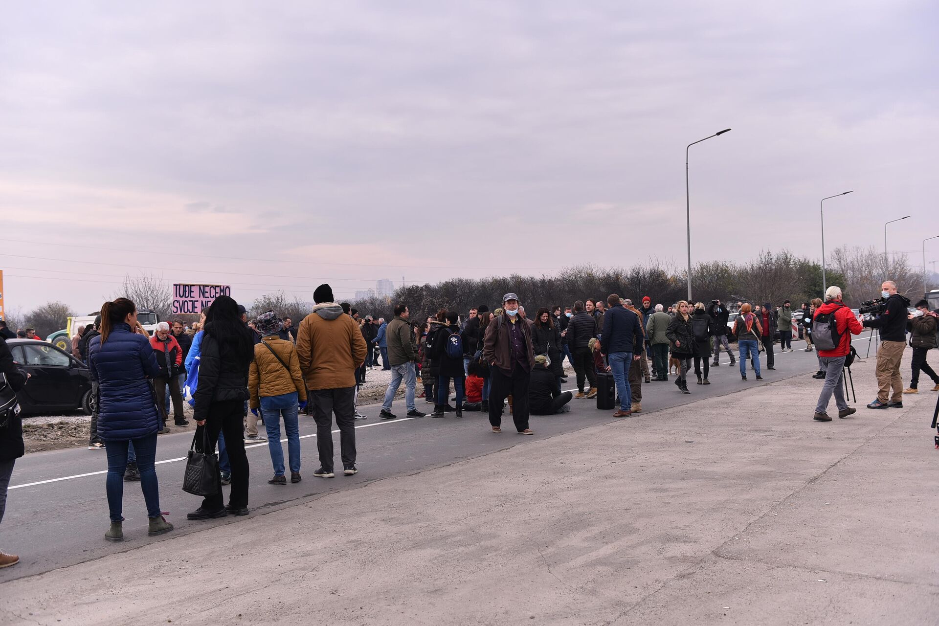 Протест покрета Еколошки устанак поводом почетка изградње метроа у Београду - Sputnik Србија, 1920, 22.11.2021