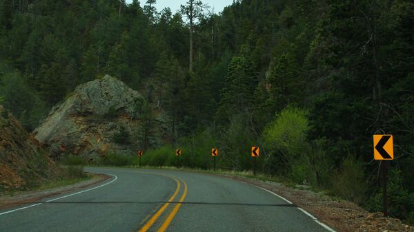 Put 475 u planinama Sangre de Kristo u američkoj državi Nju Meksiko, mesto udara meteorita - Sputnik Srbija