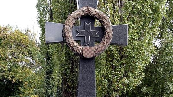 Spomenik domobranima na groblju Mirogoj - Sputnik Srbija