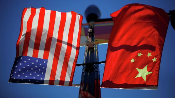 Američka i kineska zastava - Sputnik Srbija