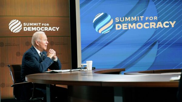 Председник САД Џо Бајден на Самиту за демократију - Sputnik Србија