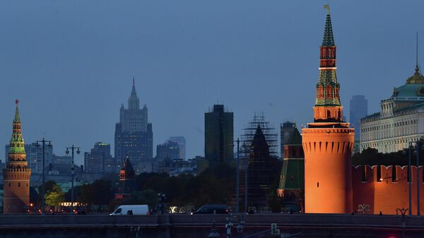 Moskovski Kremlj. U daljini se vidi zgrada Ministarstva spoljnih poslova Rusije - Sputnik Srbija