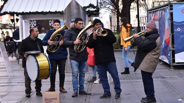 Trubači u Knez Mihailovoj - Sputnik Srbija