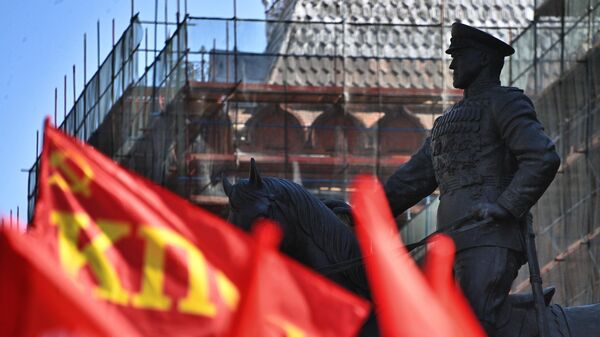 Споменик маршалу Георгију Жукову у Москви - Sputnik Србија