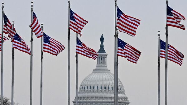 Поглед на зграду америчког Конгреса у Вашингтону - Sputnik Србија