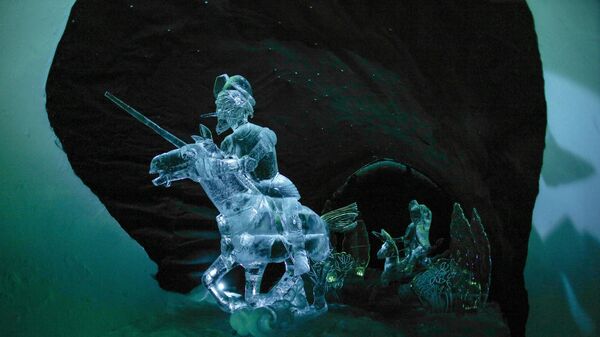 Ledene skulpture u Murmanskoj oblasti - Sputnik Srbija
