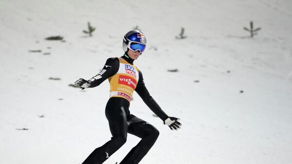 Јапански ски скакач Рјоју Кобајаши, победник Четири скакаонице за 2022. - Sputnik Србија