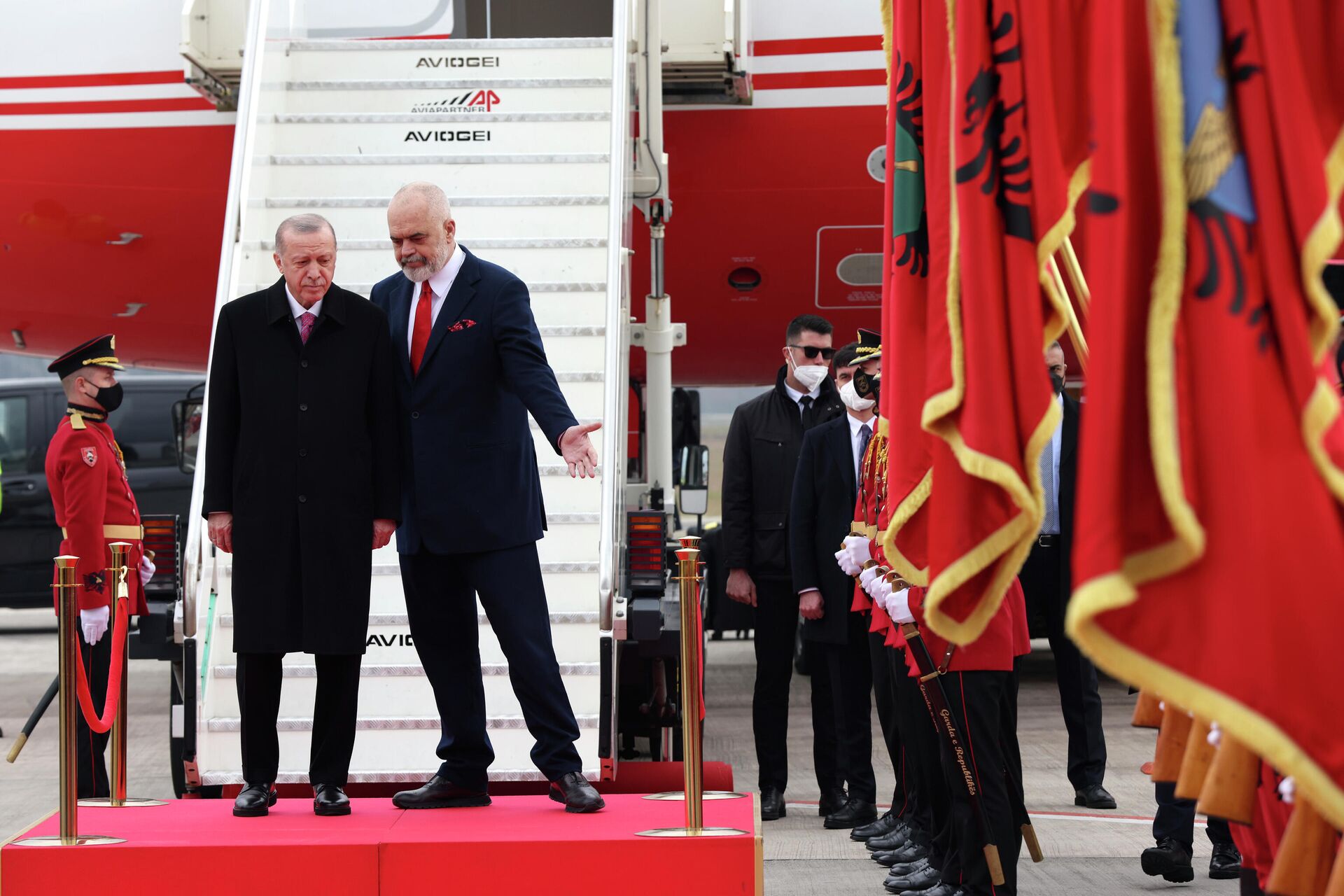 Ердоган у посети Албанији - Sputnik Србија, 1920, 17.01.2022