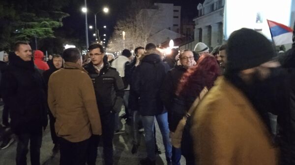 Protest u Podgorici zbog predloga za smenu vlade - Sputnik Srbija