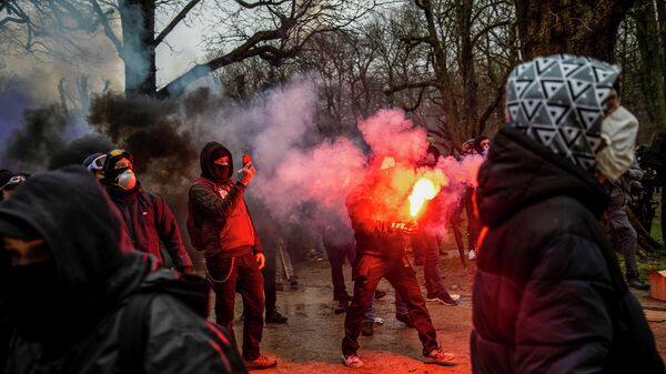 Demonstracije u Briselu - Sputnik Srbija