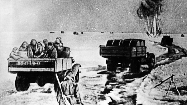 Put života kojim su se dopremale namirnice stanovnicima Lenjingrada za vreme opsade u Drugom svetskom ratu.  - Sputnik Srbija