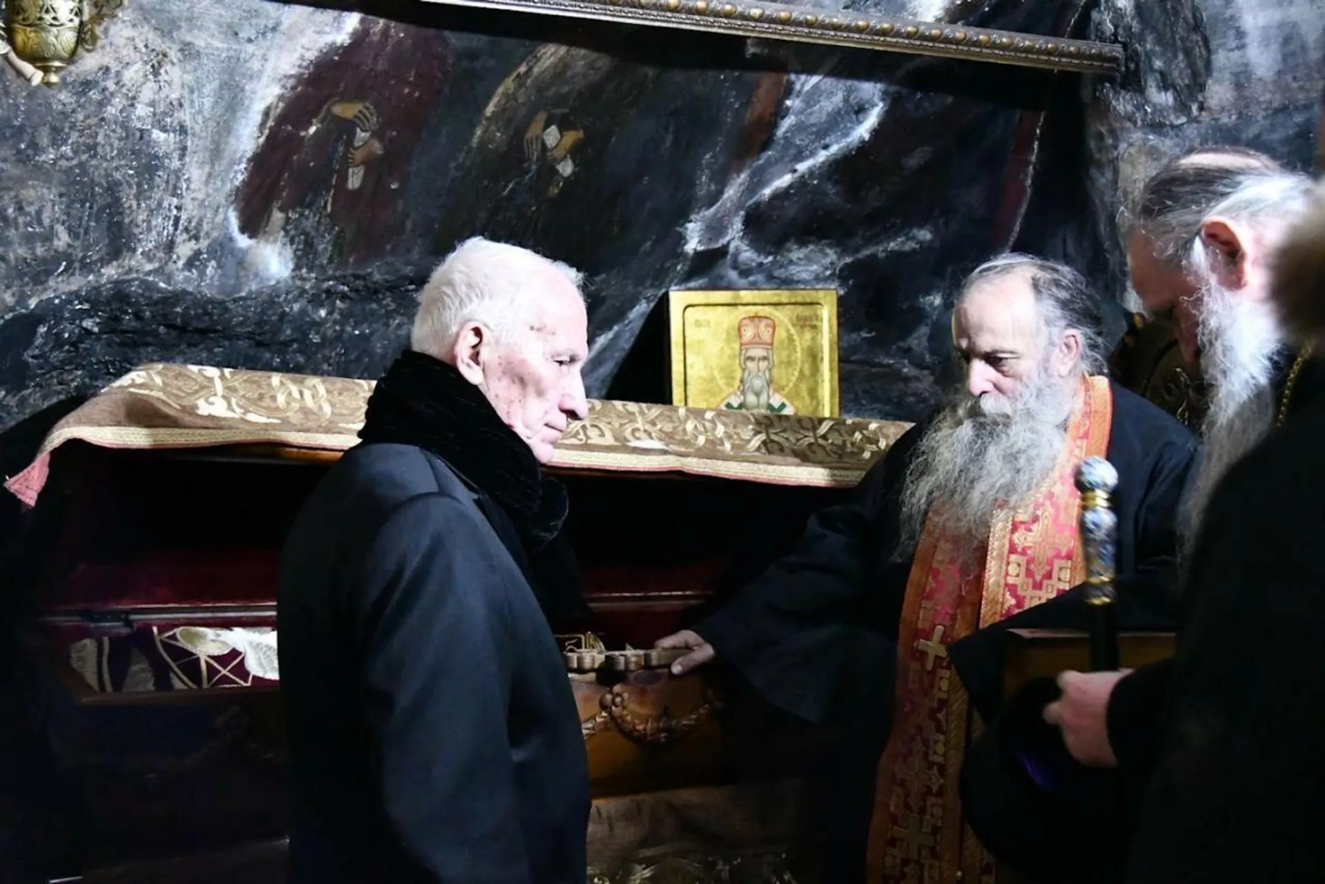 Matija Bećković u manastiru Ostrog Matija Bećković u manastiru Ostrog - Sputnik Srbija, 1920, 28.01.2022