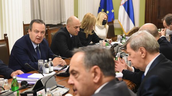 Састанак Ивице Дачића са европарламентарцима који посредују у међустраначком дијалогу - Sputnik Србија