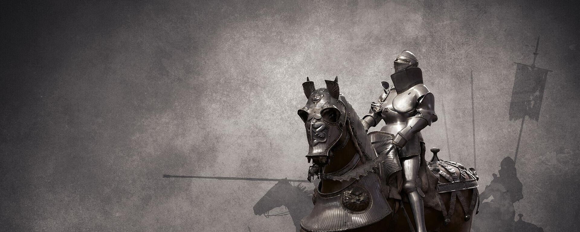Средњевековни ратник на коњу - Sputnik Србија, 1920, 02.02.2022