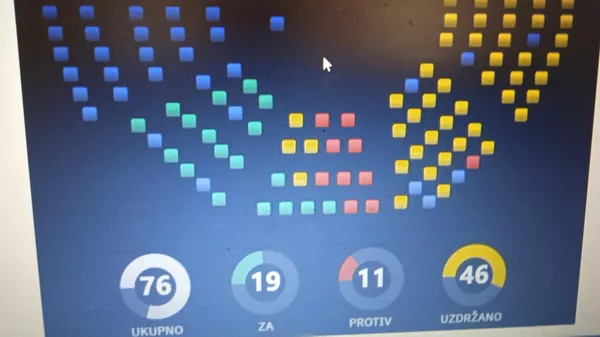 Није усвојен дневни ред седнице на којој је требало да се гласа о смени Дритана Абазовића Није усвојен дневни ред седнице на којој је требало да се гласа о смени Дритана Абазовића - Sputnik Србија