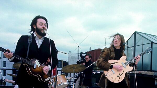Kadar iz dokumentarca Pitera Džeksona Beatles - Get Back - Sputnik Srbija