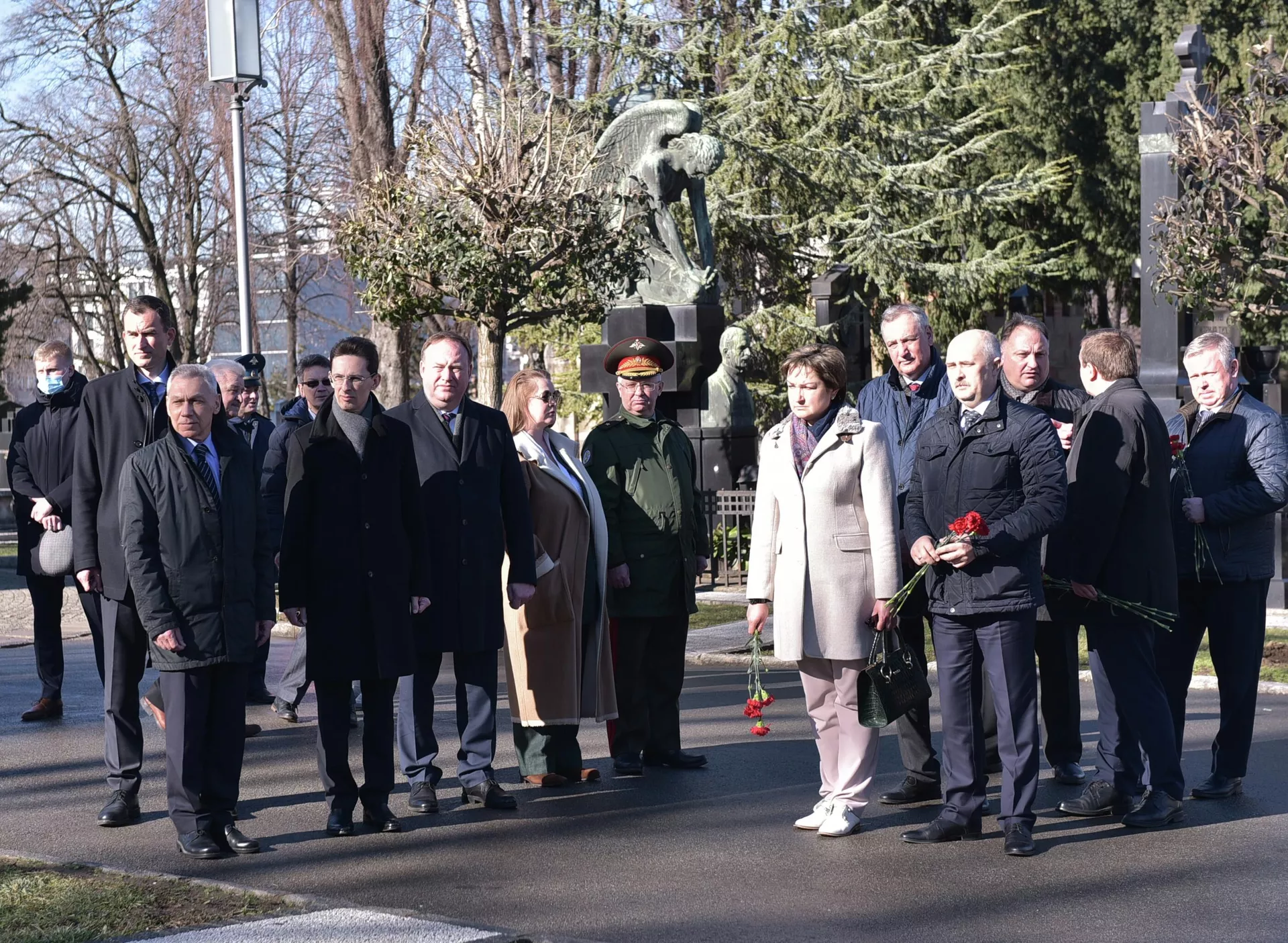 Polaganje venaca na grob Nikolaja Hartviga - Sputnik Srbija, 1920, 10.02.2022