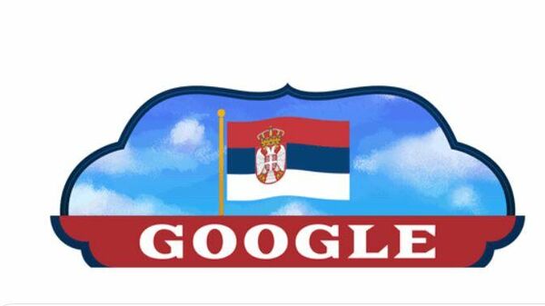 Гуглов лого на Дан државности Србије - Sputnik Србија