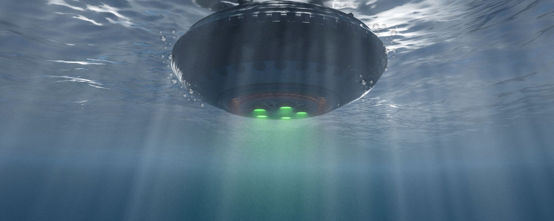 Ilustracja UFO pod wodą - Sputnik Србија, 1920, 22.02.2022