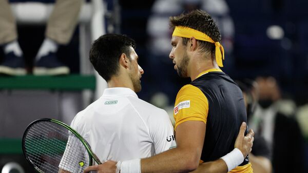 Novak Đoković i Jirži Veseli – ATP Dubai - Sputnik Srbija