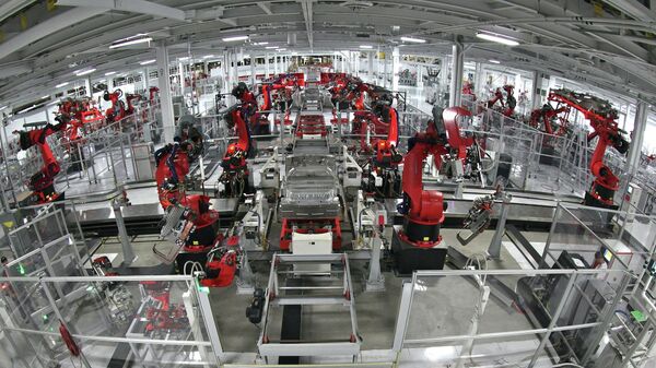 Fabrika za proizvodnju automobila Tesla - Sputnik Srbija