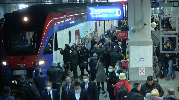 Otvaranje deonice železničke pruge od Beograda do Novog Sada - Sputnik Srbija