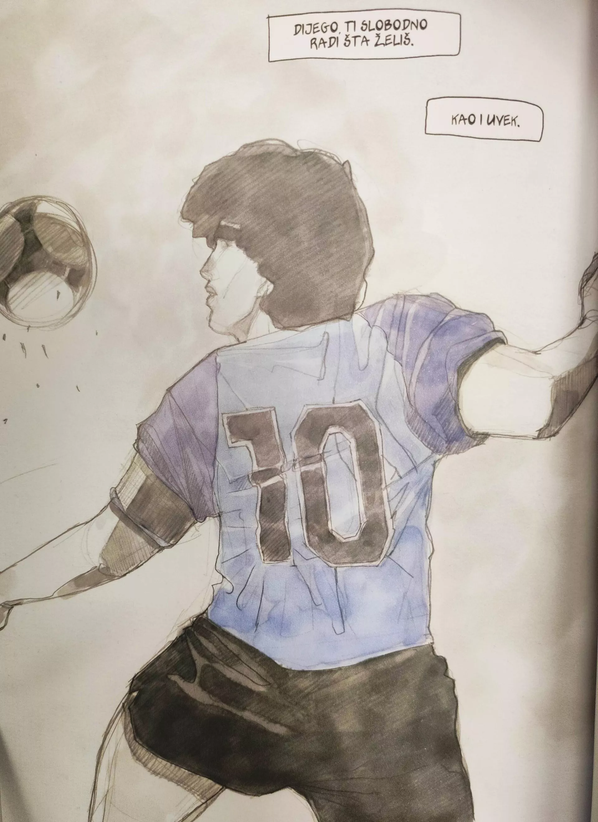 Iz stripa Maradona Paola Kastaldija Iz stripa Maradona Paola Kastaldija - Sputnik Srbija, 1920, 25.03.2022